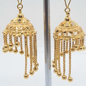 91.6 Gold Fancy Ladies Jhumar