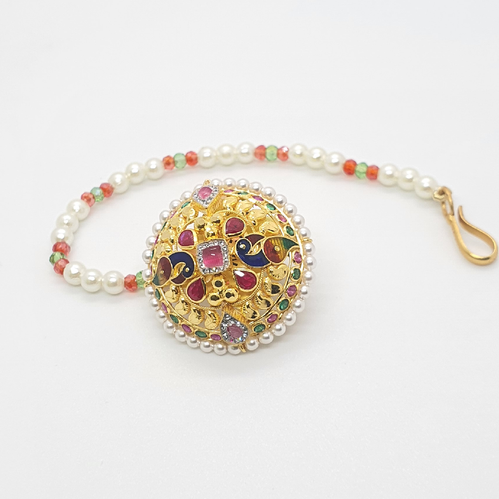 18.k Gold Peacock Design Bor