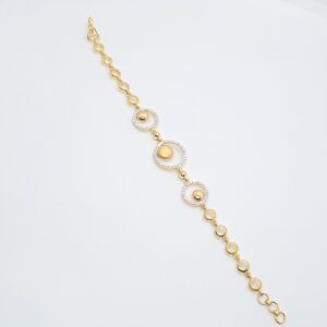 Gold 91.6 Fancy Diamond Ladies Bracelet