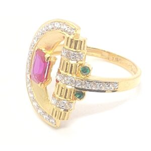 91.6 Gold Fancy Diamond Rings