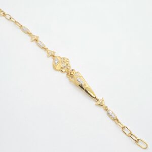 91.6 Gold Diamond Ladies Bracelet