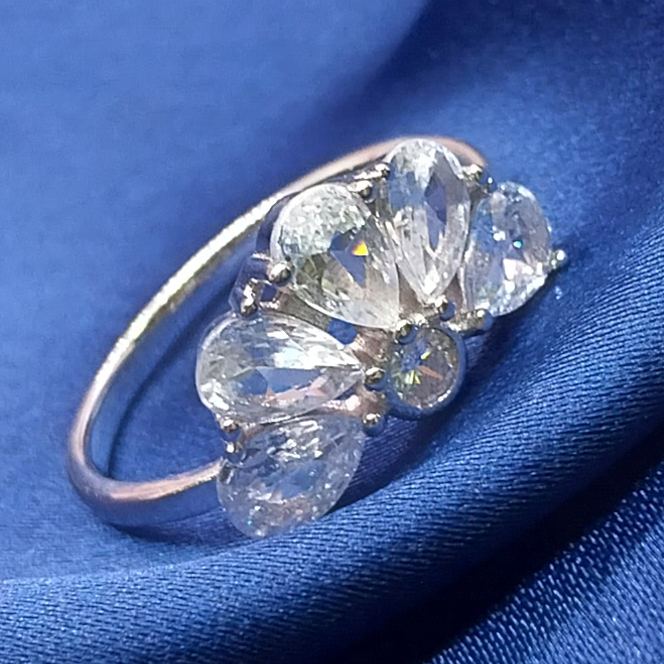92.5 Silver Fancy Ring - Image 2