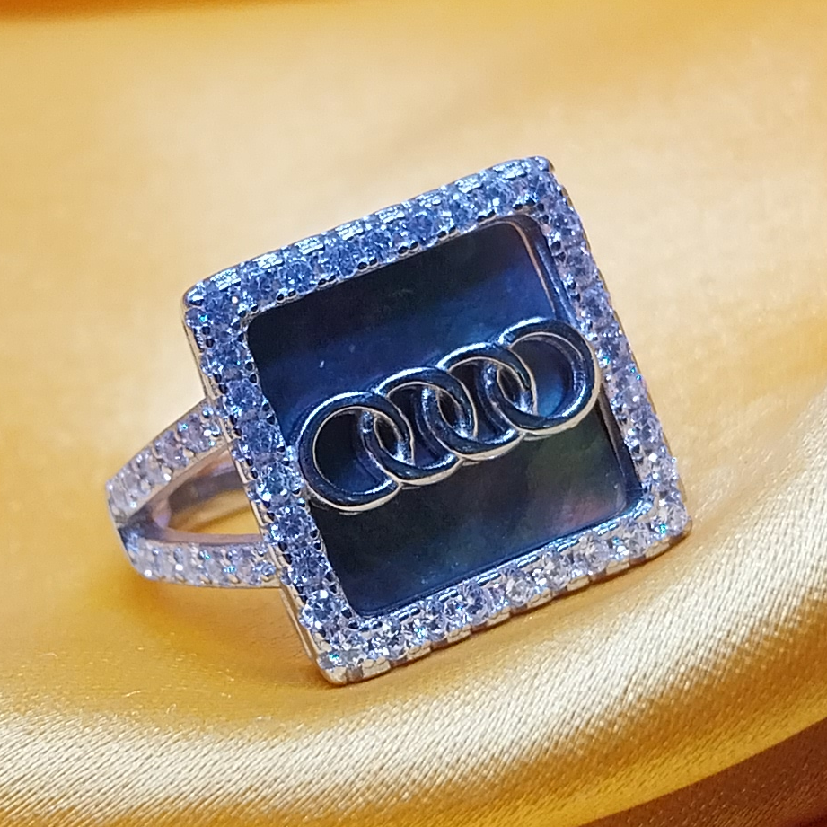 92.5 Silver Gents Ring - Image 2