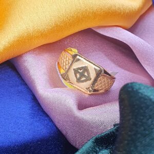 91.6 Gold Gents Ring
