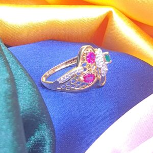 Gold 22.k Diamond Ladies Fancy Ring