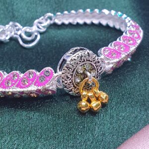 Silver Fancy Ladies Shrimant Rakhdi