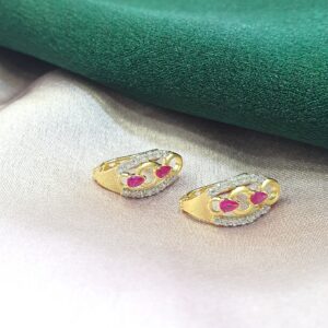 Gold 18.k Fancy Diamond Kadi