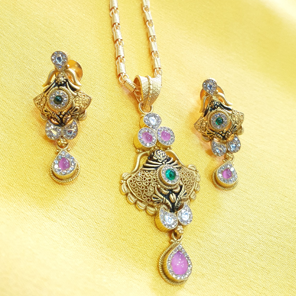 Gold 22.k Fancy Antique Ladies Dokia - Image 2