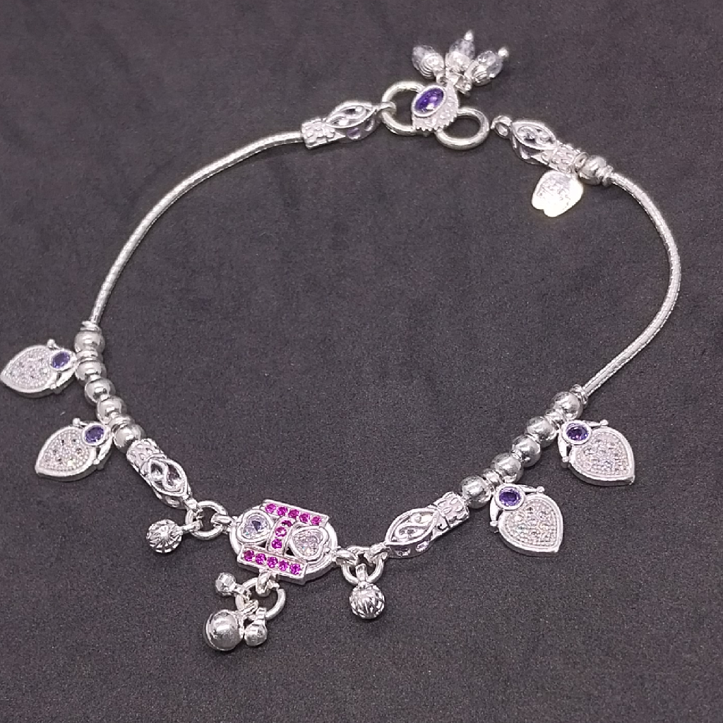 Silver Ladies Payal - Image 4