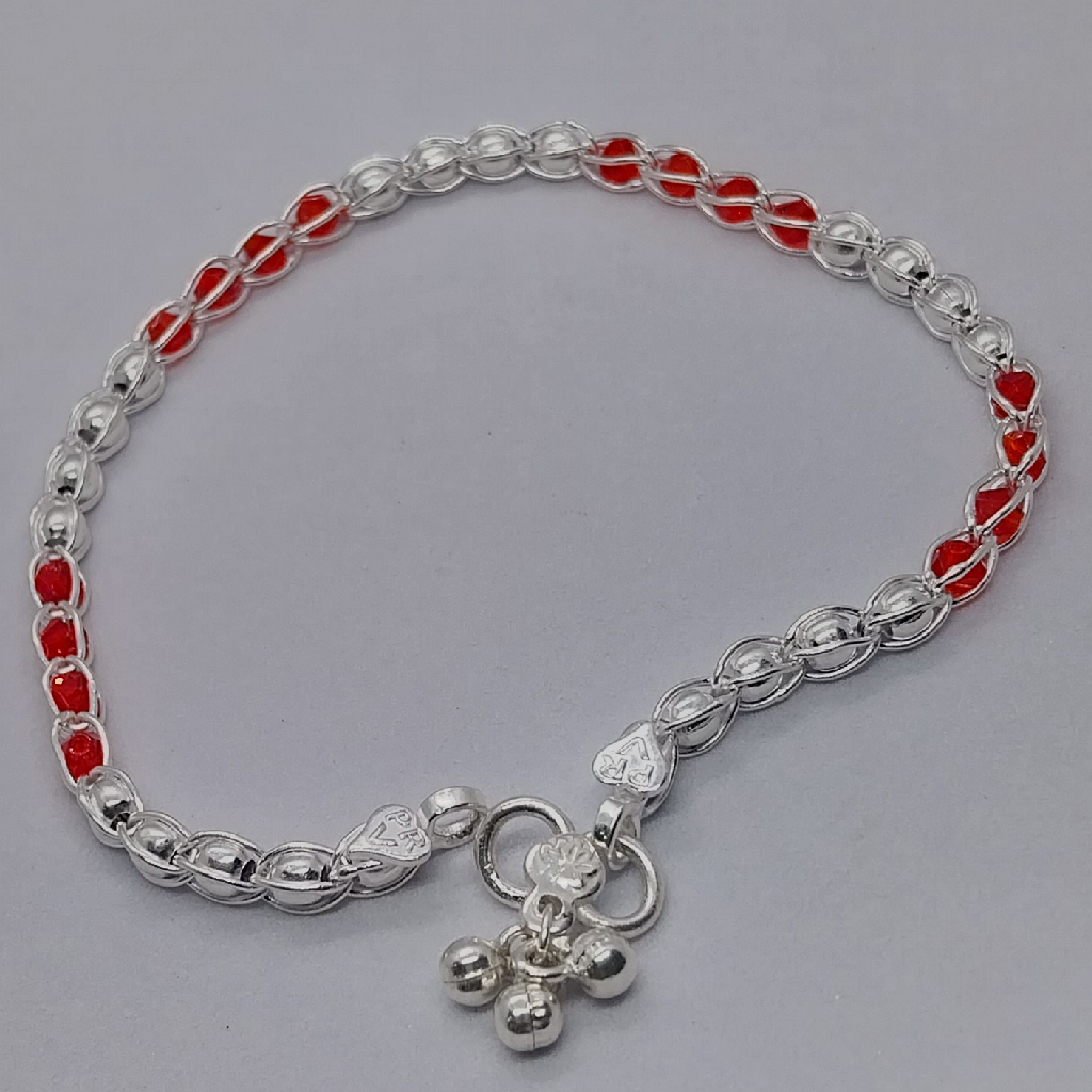 Silver Fancy Antique Payal - Image 2