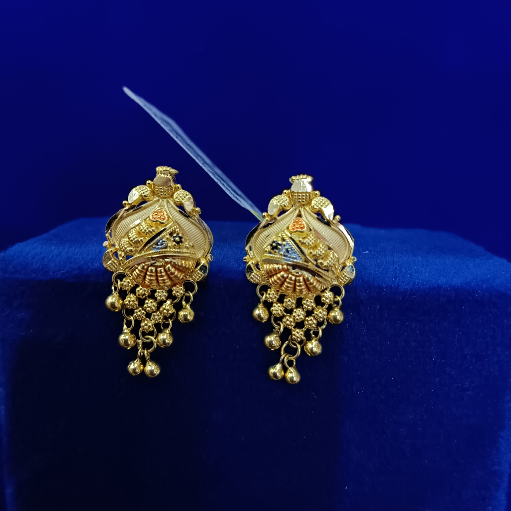 22k Fancy Kalkati Earrings