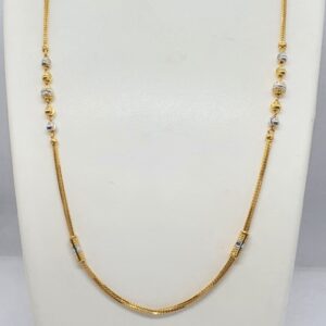 Gold 22.k Fancy Ladies Chain