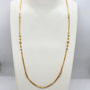 Gold 22.k Fancy Ladies Chain