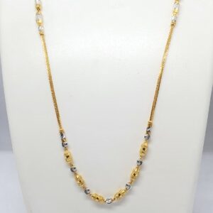 Gold 22.k Fancy Design Ladies Chain