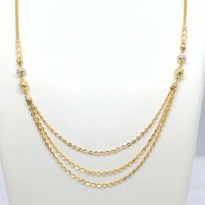 Gold 91.6 Fancy Design Ladies Chain