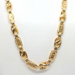 Gold 22.k Italian Design Gents Chain