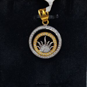 22k Fancy Diamond Pendant