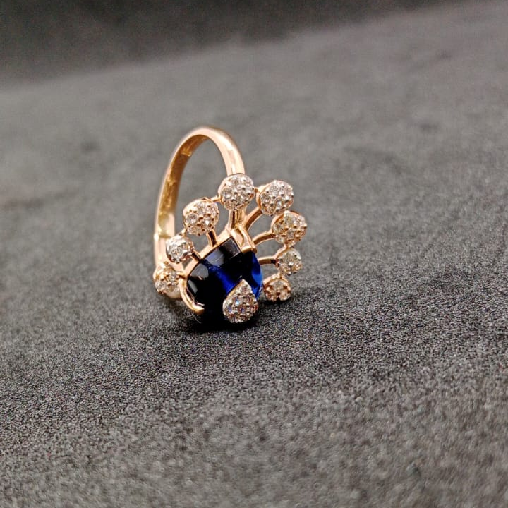 18K Rose Gold Fancy Ladies Ring - Image 2