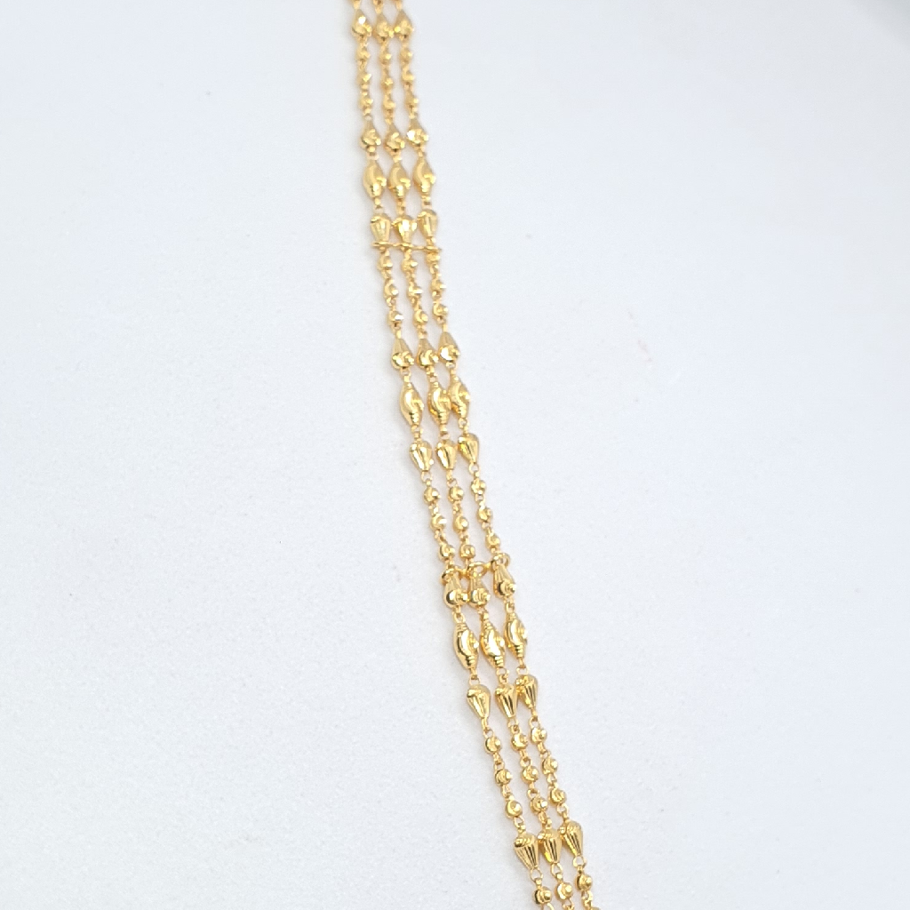 Gold 91.6 Fancy Design Ladies Bracelet - Image 2