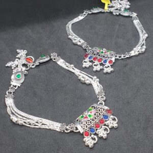 Silver Fancy Payal