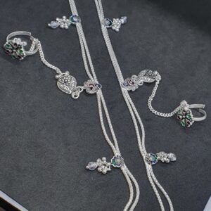Silver Fancy Design Pag Pan Payal