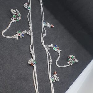 Silver Fancy Pag Pan Payal