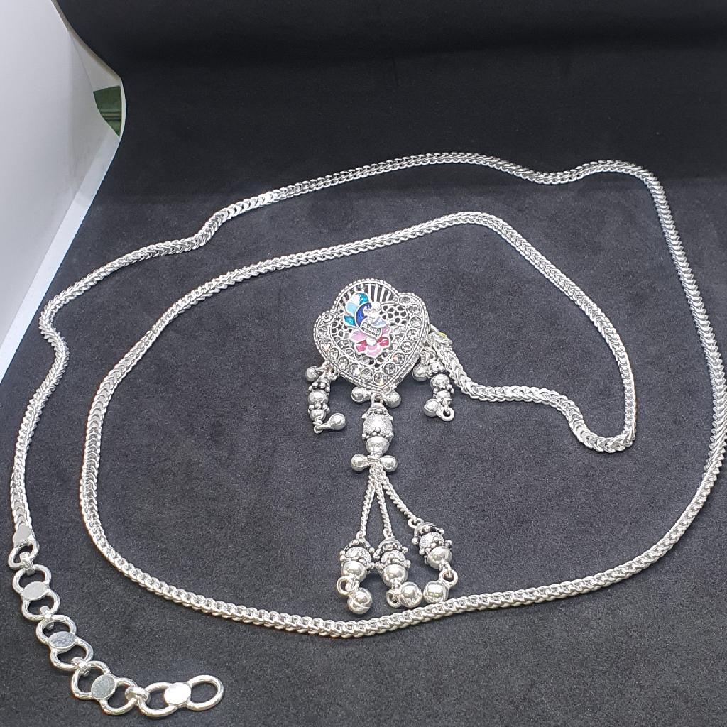 Silver Peacock Design Kandori
