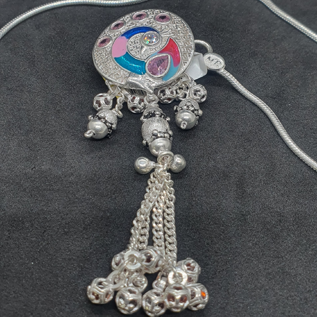 Silver Peacock Design Ladies Kandori - Image 2