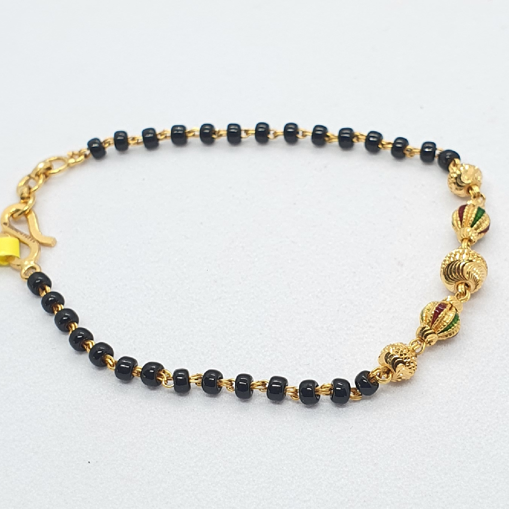 Gold 22.k hand mangalsutra fancy ladies bracelet