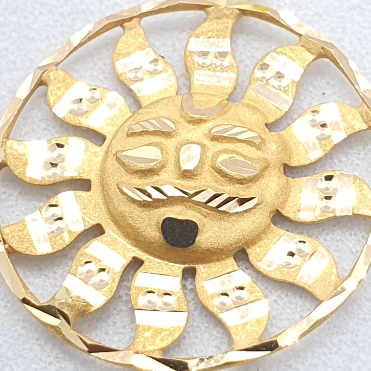 Gold 18.k Fancy Pendant - Image 3