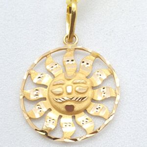 Gold 18.k Fancy Pendant