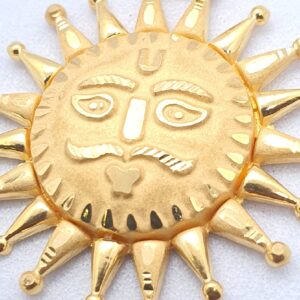 Gold 22.k Surya Design Pendant