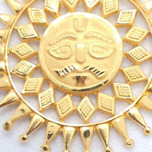 Gold 22.k Surya Design Pendant