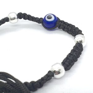 Silver 92.5 Evil Eye Anklet