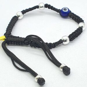 Silver 92.5 Evil Eye Anklet
