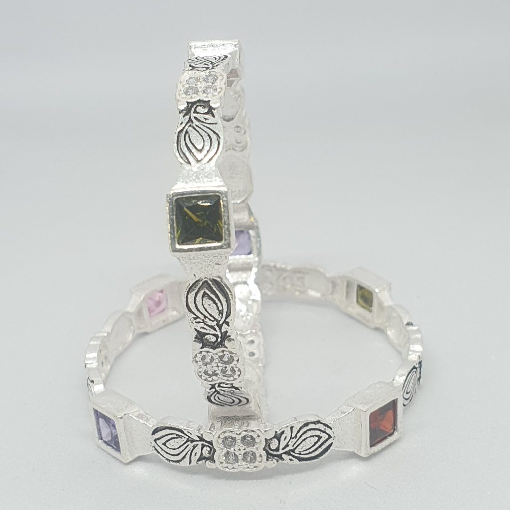 Silver Diamond Baccha Kadli - Image 2