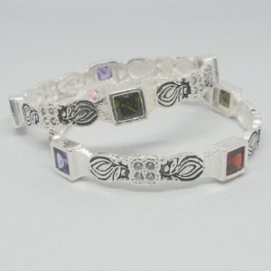 Silver Diamond Baccha Kadli