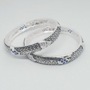 Silver Antique Baccha Kadli