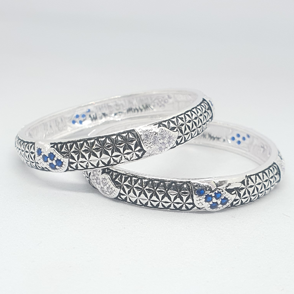 Silver Antique Baccha Kadli