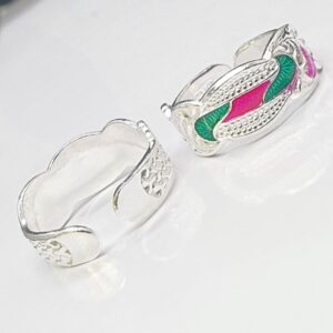 Silver Fancy Toe Rings