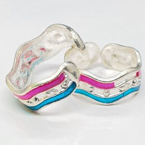 Silver Fancy Toe Rings
