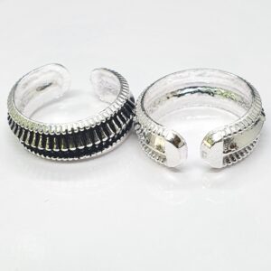 Silver Oxidise Toe Rings