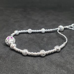 Silver Fancy Design Ladies Bracelet