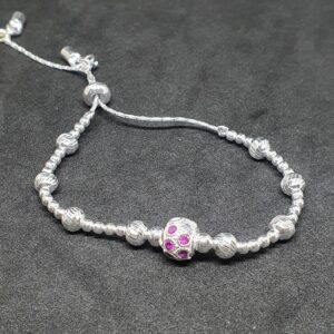 Silver Fancy Design Ladies Bracelet