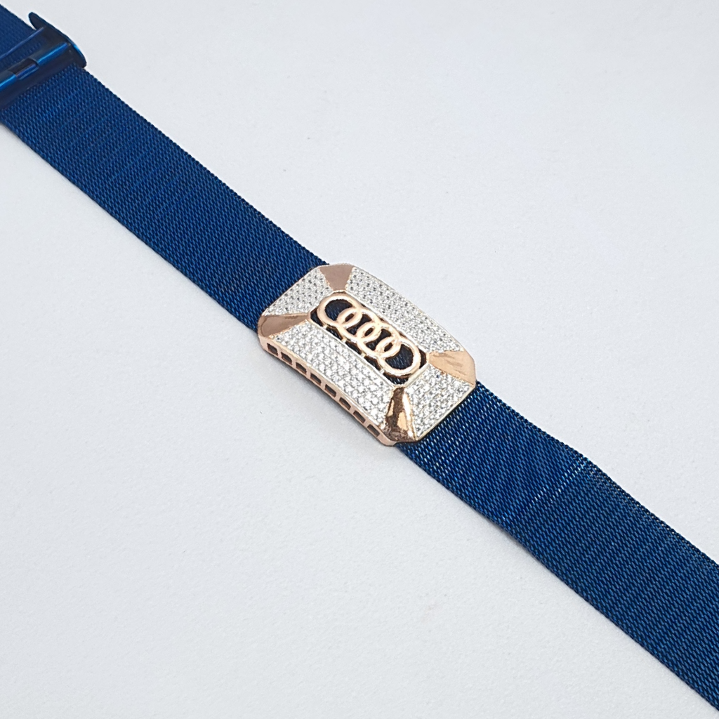 Silver Fancy Gents Bracelet