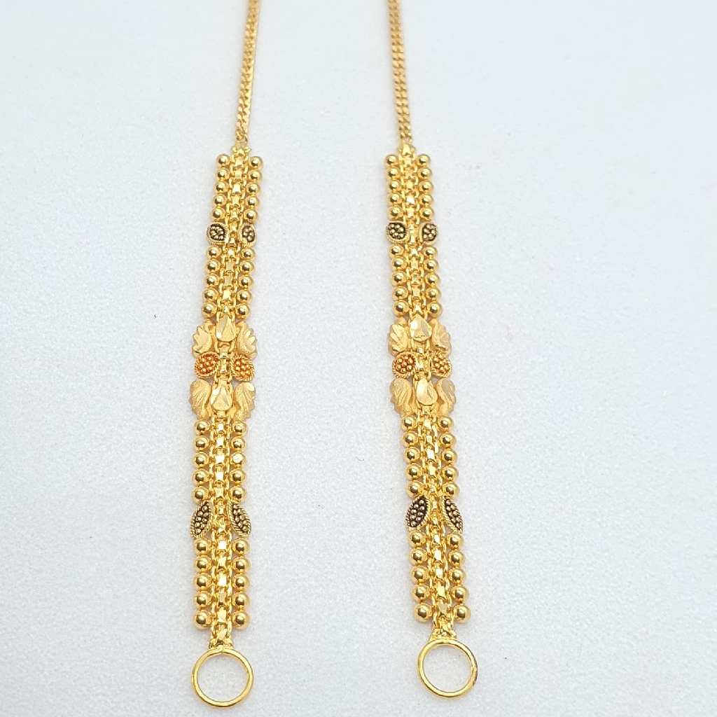 Gold 22.k Kalkati Design Ladies Kanser - Image 2