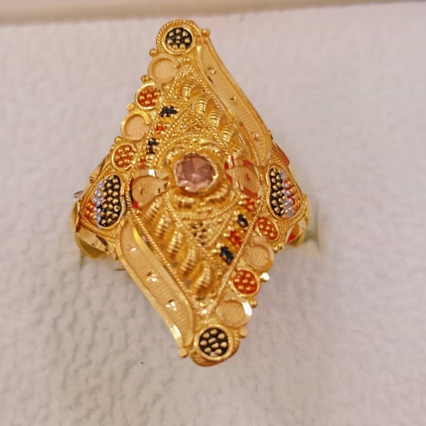 Gold 22k Kalkatti Design Ring