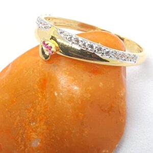Gold 22.k Simple Ladies Ring