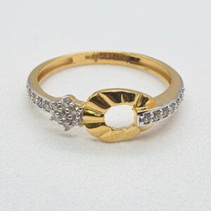 Gold 22.k Simple Design Ladies Ring