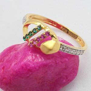Gold 22.k Simple Design Ladies Ring